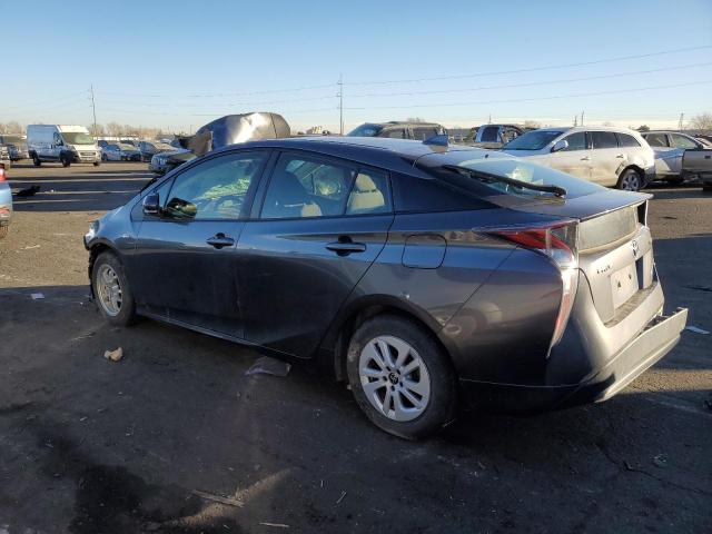 JTDKBRFU6H3028607 - 2017 TOYOTA PRIUS GRAY photo 2