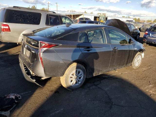 JTDKBRFU6H3028607 - 2017 TOYOTA PRIUS GRAY photo 3