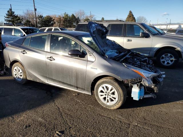 JTDKBRFU6H3028607 - 2017 TOYOTA PRIUS GRAY photo 4