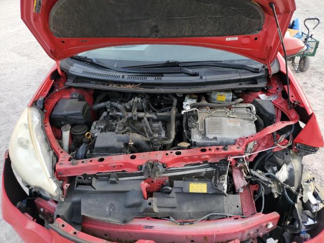 JTDKDTB32C1514484 - 2012 TOYOTA PRIUS C RED photo 11