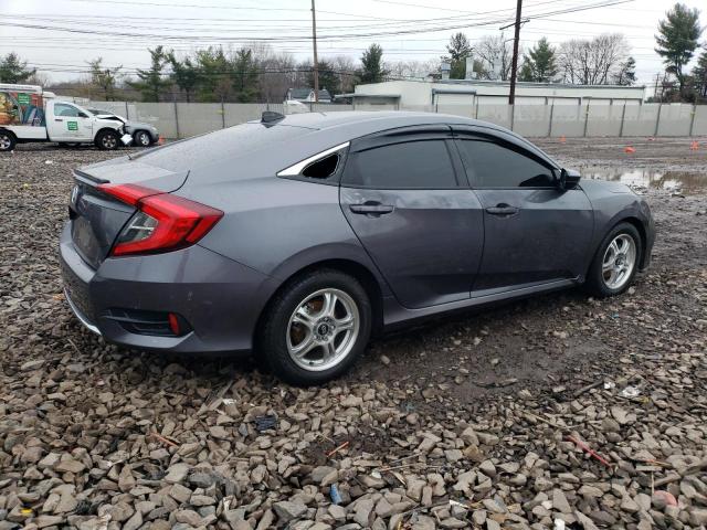 2HGFC2F68KH591297 - 2019 HONDA CIVIC LX GRAY photo 3