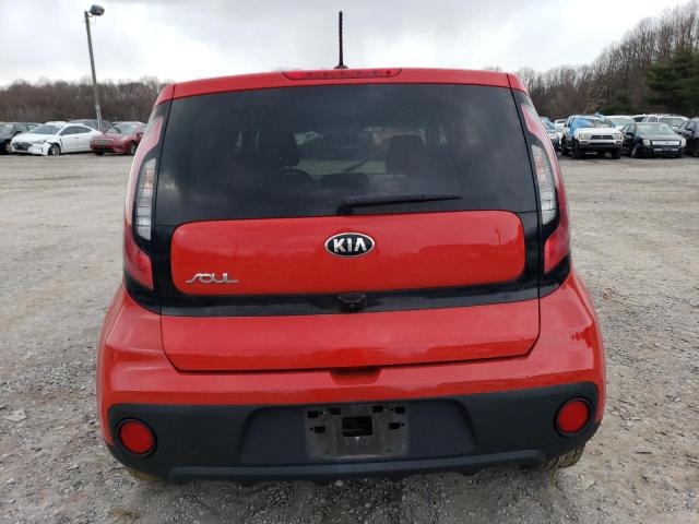 KNDJN2A2XK7009218 - 2019 KIA SOUL RED photo 6