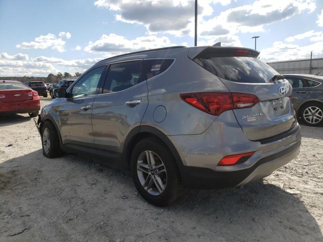 5NMZUDLB9JH060876 - 2018 HYUNDAI SANTA FE S GRAY photo 2