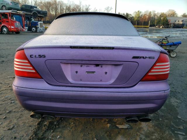 WDBPJ74J73A037034 - 2003 MERCEDES-BENZ CL 55 AMG PURPLE photo 6