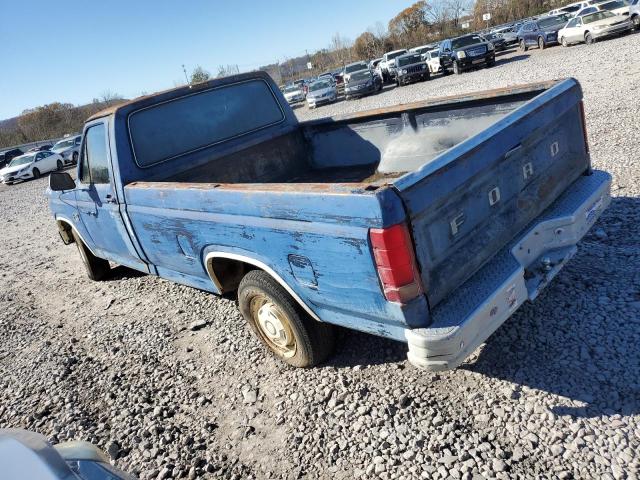 1FTCF15N8GKB03316 - 1986 FORD F150 BLUE photo 2