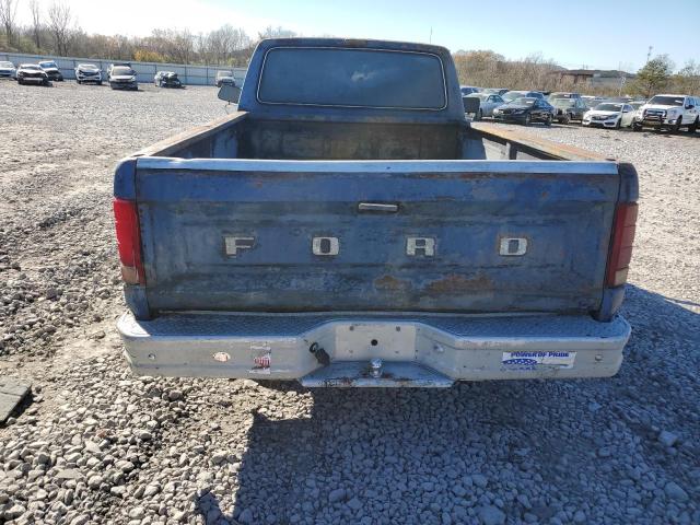 1FTCF15N8GKB03316 - 1986 FORD F150 BLUE photo 6