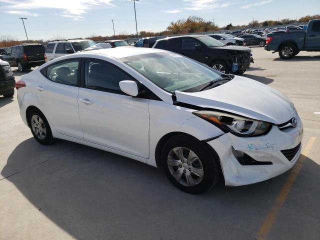 5NPDH4AE6GH682553 - 2016 HYUNDAI ELANTRA SE WHITE photo 4