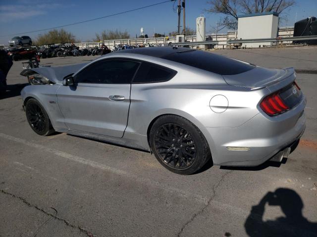 1FA6P8CF8K5168565 - 2019 FORD MUSTANG GT SILVER photo 2