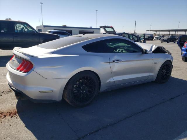 1FA6P8CF8K5168565 - 2019 FORD MUSTANG GT SILVER photo 3