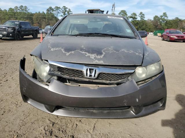 2HGFA1F5XAH529048 - 2010 HONDA CIVIC LX GRAY photo 5