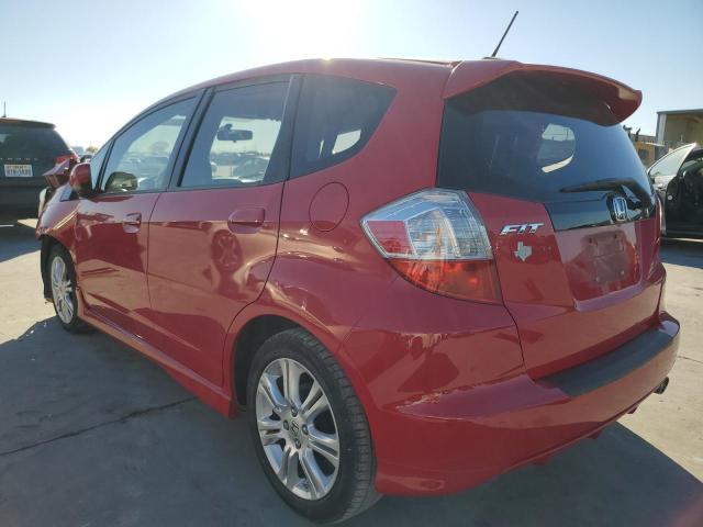 JHMGE8H58BC025386 - 2011 HONDA FIT SPORT RED photo 2