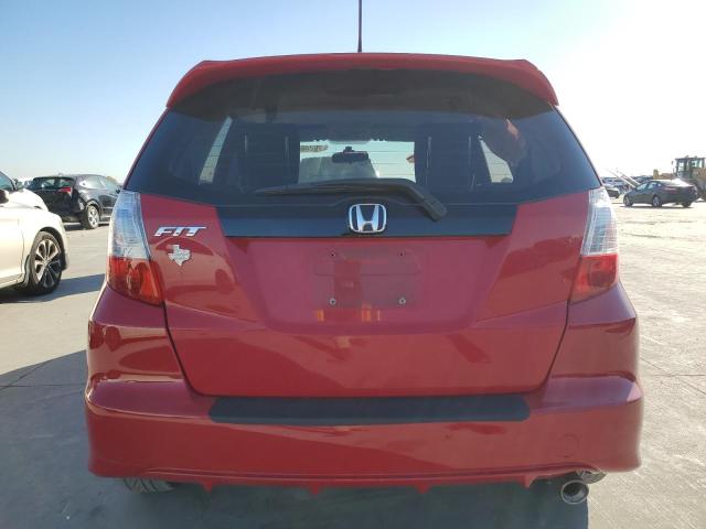 JHMGE8H58BC025386 - 2011 HONDA FIT SPORT RED photo 6