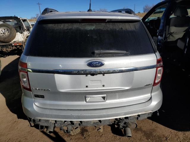 1FM5K8F82FGA20385 - 2015 FORD EXPLORER LIMITED SILVER photo 6