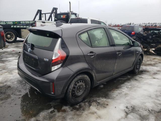 JTDKDTB30J1619117 - 2018 TOYOTA PRIUS C GRAY photo 3