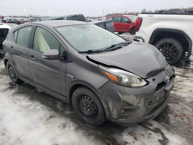 JTDKDTB30J1619117 - 2018 TOYOTA PRIUS C GRAY photo 4