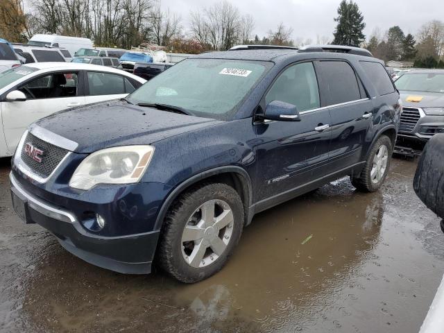 1GKEV33747J139445 - 2007 GMC ACADIA SLT-2 BLUE photo 1