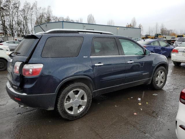 1GKEV33747J139445 - 2007 GMC ACADIA SLT-2 BLUE photo 3