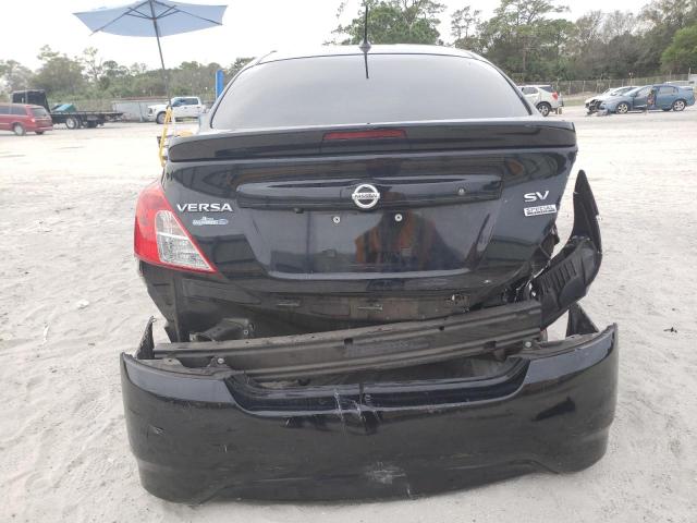 3N1CN7AP7JL846250 - 2018 NISSAN VERSA S BLACK photo 6