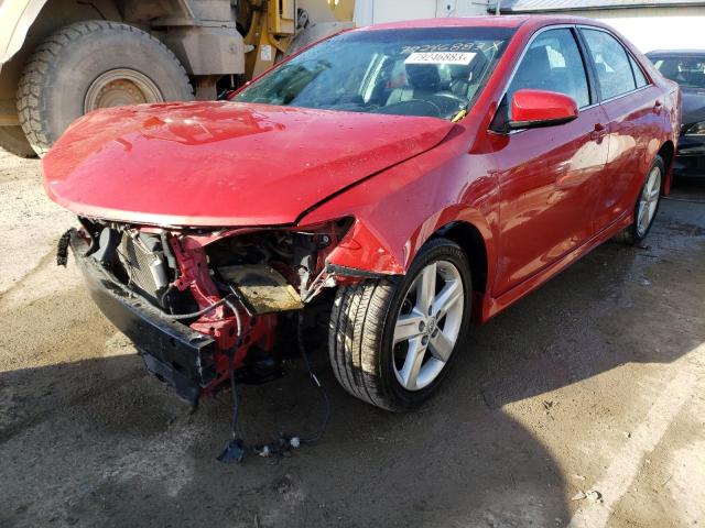 4T1BF1FK1DU639861 - 2013 TOYOTA CAMRY L RED photo 1