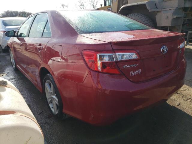 4T1BF1FK1DU639861 - 2013 TOYOTA CAMRY L RED photo 2