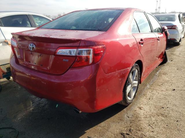 4T1BF1FK1DU639861 - 2013 TOYOTA CAMRY L RED photo 3