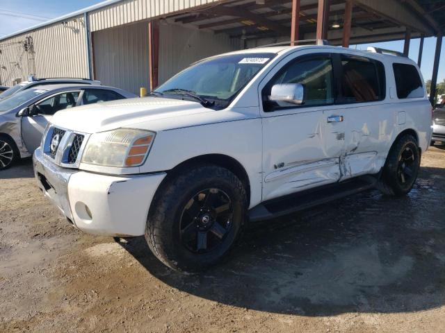 5N1BA08A97N718335 - 2007 NISSAN ARMADA SE WHITE photo 1