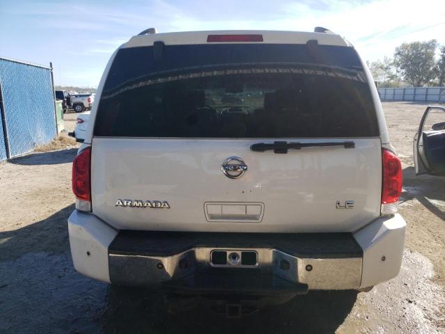 5N1BA08A97N718335 - 2007 NISSAN ARMADA SE WHITE photo 6