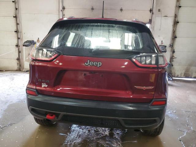 1C4PJMBX8KD390273 - 2019 JEEP CHEROKEE TRAILHAWK ბურგუნდია ფოტო 6