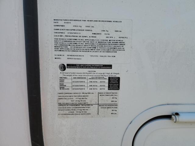 5SFNB3524GE305314 - 2016 HRTL SUNDANCE WHITE photo 10