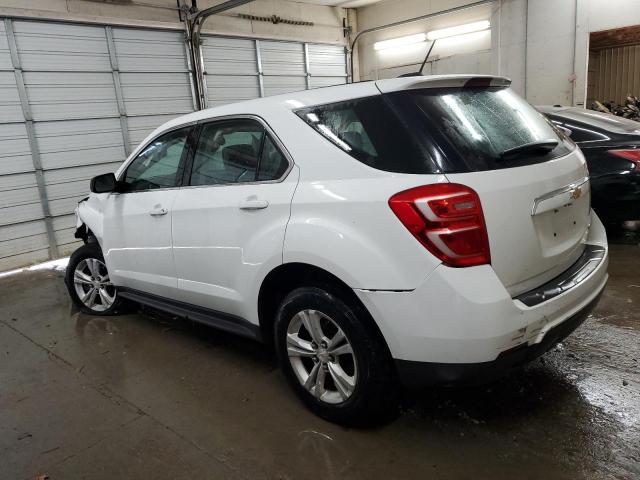 2GNALBEK6G1152856 - 2016 CHEVROLET EQUINOX LS WHITE photo 2