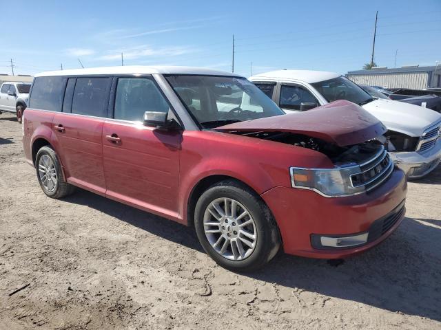 2FMGK5C81EBD24518 - 2014 FORD FLEX SEL RED photo 4