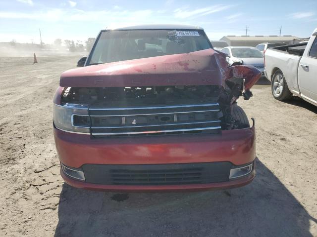 2FMGK5C81EBD24518 - 2014 FORD FLEX SEL RED photo 5