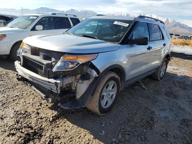 1FM5K8B86DGB89490 - 2013 FORD EXPLORER SILVER photo 1