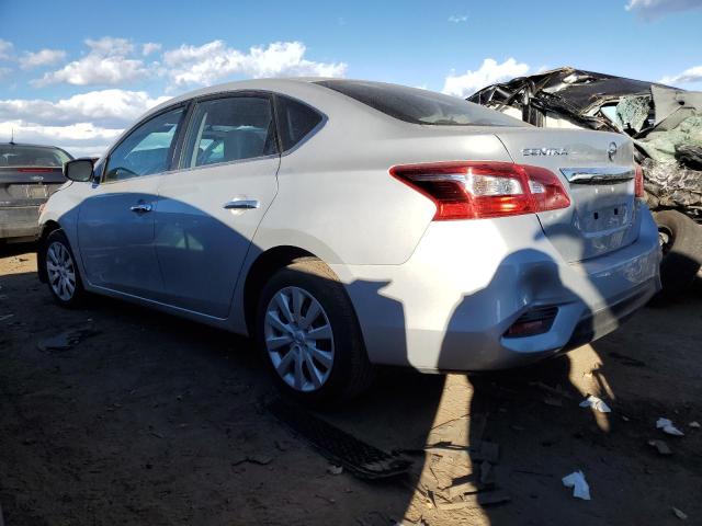 3N1AB7AP0HY293793 - 2017 NISSAN SENTRA S SILVER photo 2