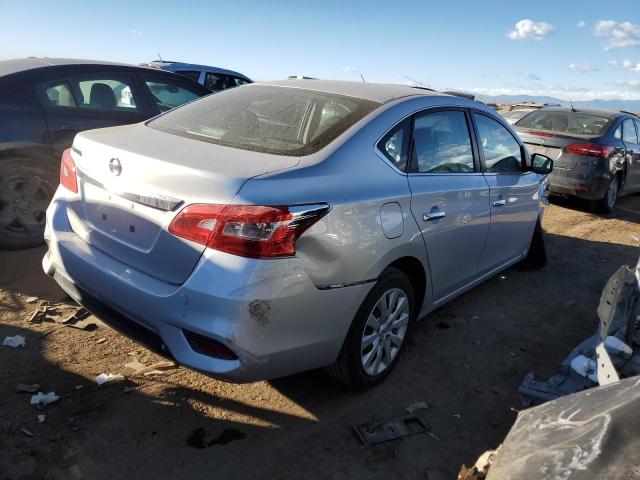 3N1AB7AP0HY293793 - 2017 NISSAN SENTRA S SILVER photo 3