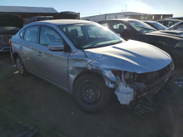 3N1AB7AP0HY293793 - 2017 NISSAN SENTRA S SILVER photo 4