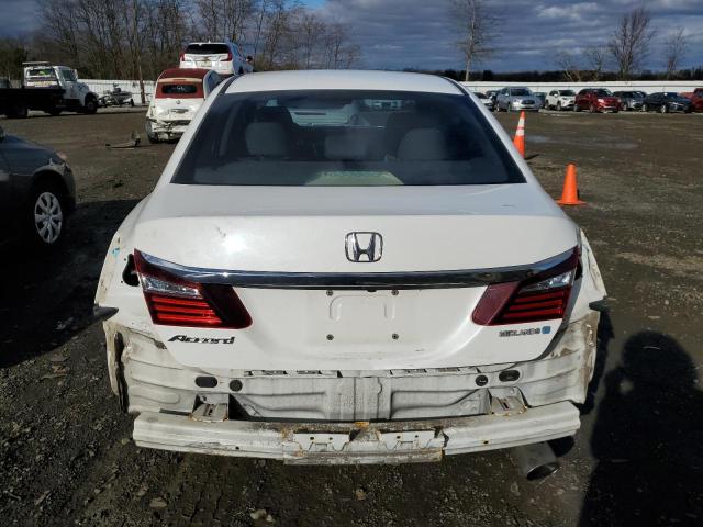 1HGCR2F35GA089411 - 2016 HONDA ACCORD LX WHITE photo 6