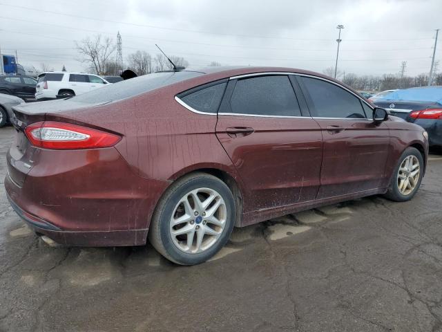 3FA6P0HD2GR245542 - 2016 FORD FUSION SE BURGUNDY photo 3