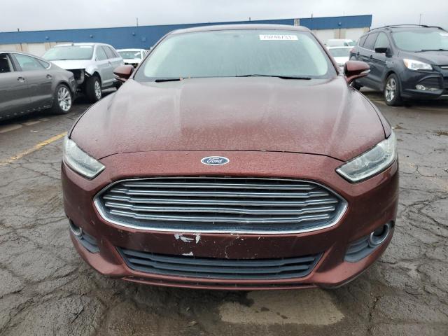 3FA6P0HD2GR245542 - 2016 FORD FUSION SE BURGUNDY photo 5