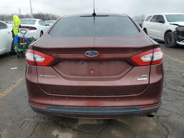 3FA6P0HD2GR245542 - 2016 FORD FUSION SE BURGUNDY photo 6