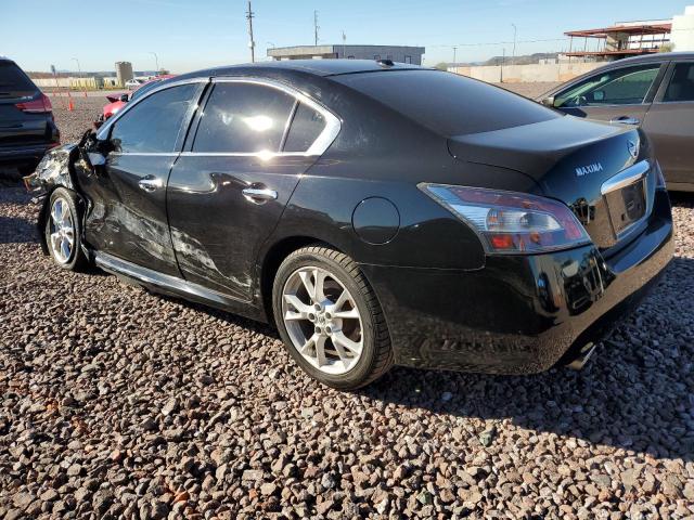 1N4AA5AP3CC851809 - 2012 NISSAN MAXIMA S BLACK photo 2