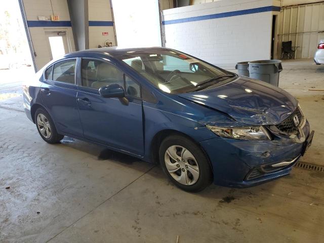 2HGFB2F56FH558296 - 2015 HONDA CIVIC LX BLUE photo 4