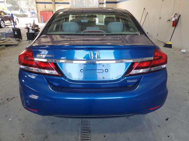 2HGFB2F56FH558296 - 2015 HONDA CIVIC LX BLUE photo 6