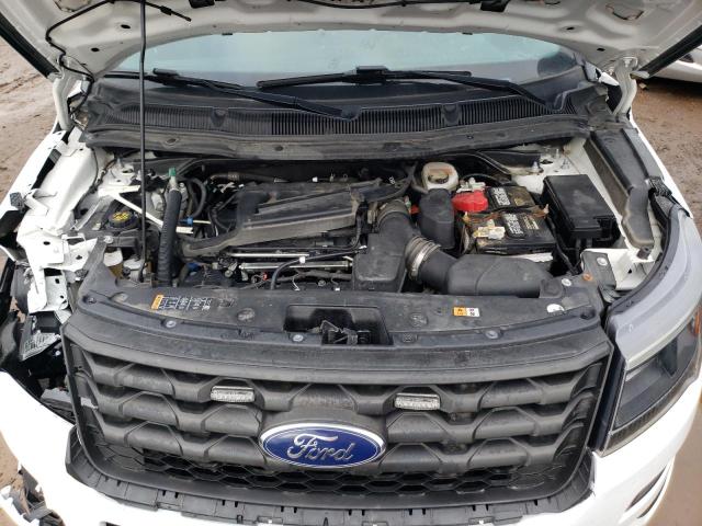 1FM5K8AR4KGB28291 - 2019 FORD EXPLORER POLICE INTERCEPTOR 白色 照片 11