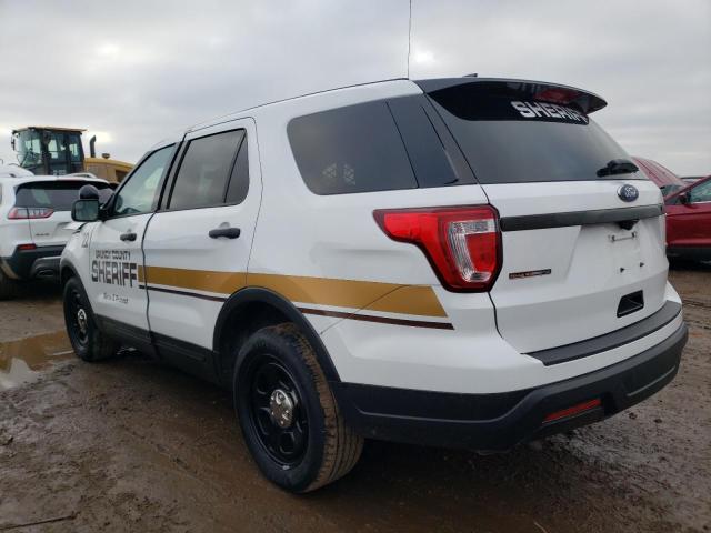 1FM5K8AR4KGB28291 - 2019 FORD EXPLORER POLICE INTERCEPTOR 白色 照片 2