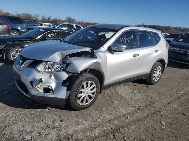 KNMAT2MTXFP551693 - 2015 NISSAN ROGUE S SILVER photo 1