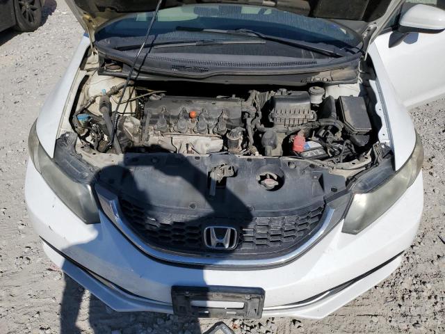 19XFB2F57EE041789 - 2014 HONDA CIVIC LX WHITE photo 11