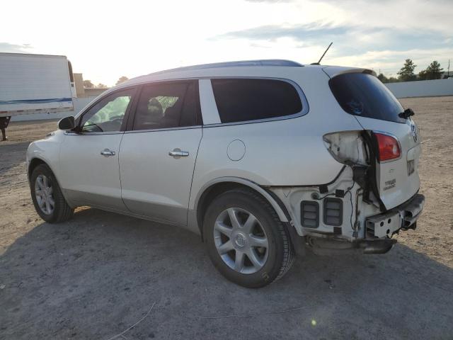 5GALRBED0AJ224926 - 2010 BUICK ENCLAVE CXL WHITE photo 2