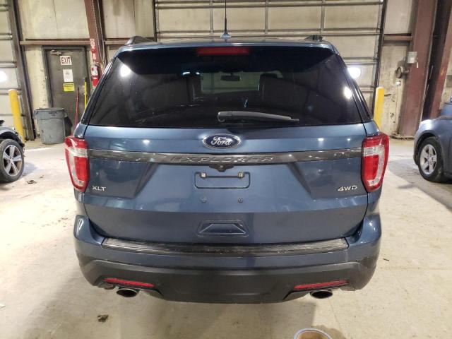 1FM5K8D88JGA40734 - 2018 FORD EXPLORER XLT BLUE photo 6