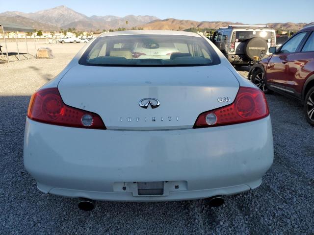 JNKCV54E45M410123 - 2005 INFINITI G35 WHITE photo 6